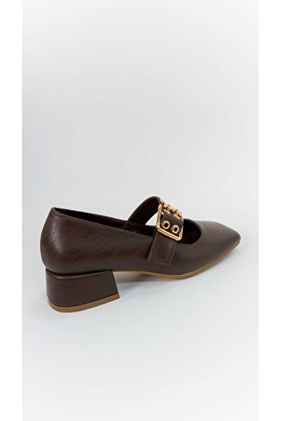 fikret bağcı Stylish Women's Blunt Toe Square Heel Comfortable Microfiber Leather, Soft Lining Comfort