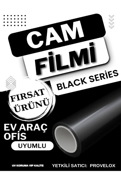 Provelox 50 CM X 6 METRE KOYU TON EV ARAÇ OFİS UYUMLU PRO PRİME SİYAH CAM FİLMİ