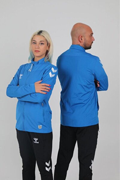 hummel , Sweat KAMP EŞOFMAN ÜSTÜ Oregon Tam Fermuar-Mavi - 3XL