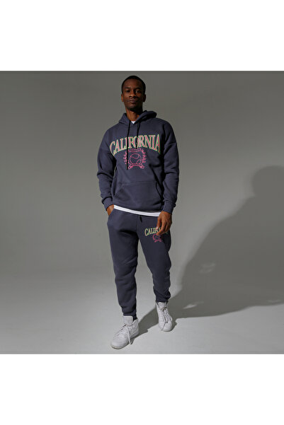 Superbluemexico Unisex Winter Jogger Sweatpants with Elasticated Cuffs