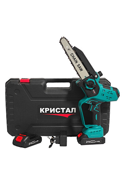 DDT Drujbă / mini ferăstrău cu baterie DDT-CRISTAL, indicator procentual baterie