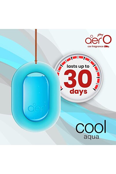 Godrej aer 3 Pack Hanging Car Air Freshener Gel Perfume, Assorted Scents, Lasts 30 Days, Odour Eliminator