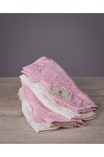 MR VALERIA Mr. Valeria Dantelli İşlemeli Mutfak Havlusu