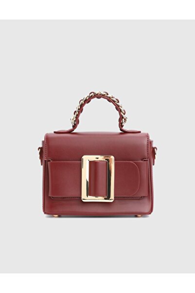 İLVİ Klein Claret Red Women's Handbag