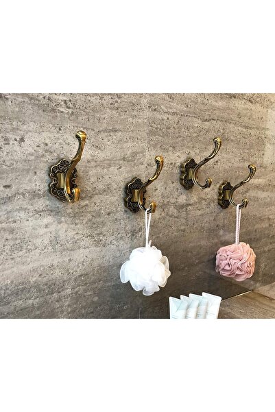 Generic خطافات المعاطف والمناشف المثبتة على الحائط من SDH، مصنوعة من سبائك الألومنيوم والنحاس المؤكسد العتيق، عبوة من قطعتين