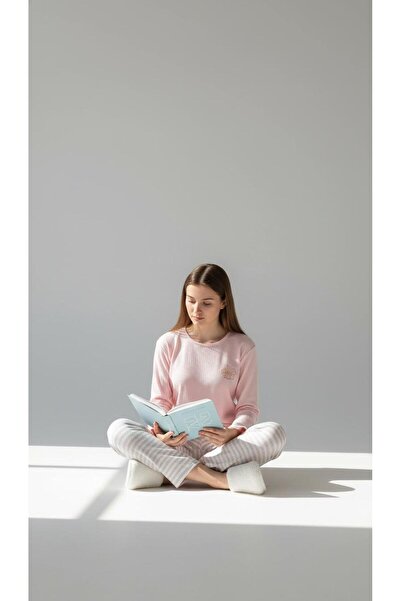 new ats Raporlu Interlock Cotton Pajama Set