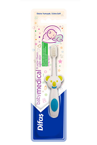 MATMEL فرشاة أسنان للأطفال من ديفاش بيبيميد لعمر 0-3 سنوات