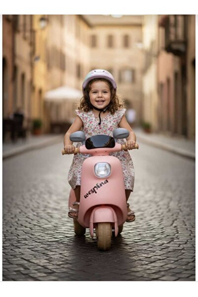 WESPİNA Akülü 3tekerlekli Çocuk Motoru Uzaktan Kumandalı 50kilo Kapasiteli Müzik Çalarlı 3-6Yaş