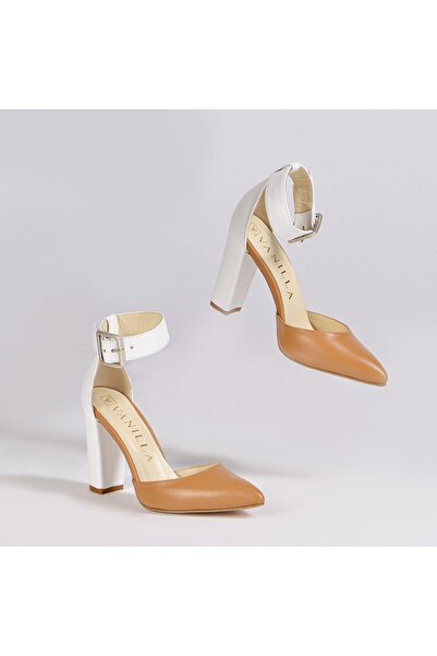 Vanilla Days Tocuri stiletto Adal Maron - Piele maro premium, toc de 9 cm