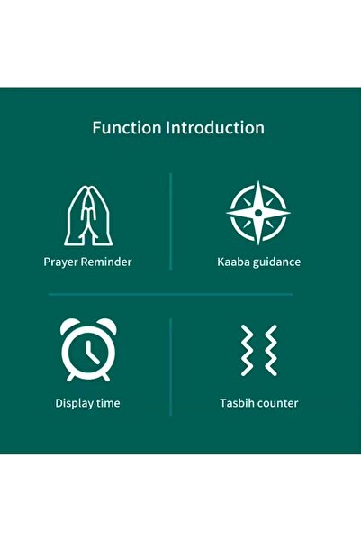 yoyimoore Tasbih Counter Zikr Rings, Smart Tasbeeh Rechargeable Electronic Digital Tasbih Counter Rings