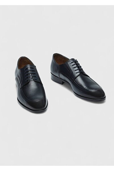 Ramsey Navy Blue Leather Classic Shoes