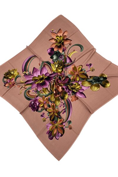 NİSA İPEK Desenli Oyalık Yazma 100 cm.