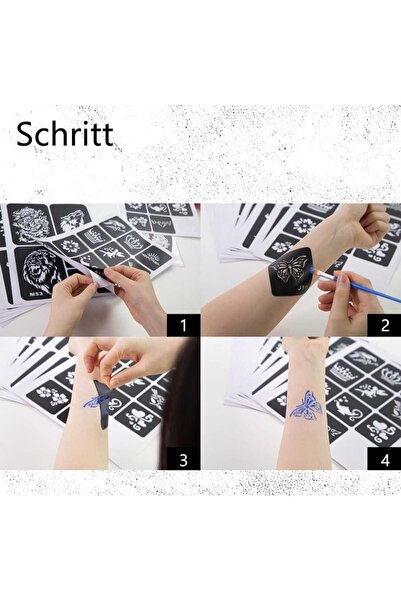 Koogel Șabloane pentru tatuaje temporare