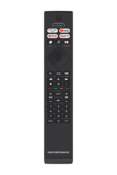 OEM Philips TV remote control 398GR10BEPHN0041BC with original appearance code ER268-N /MFY258 (568)