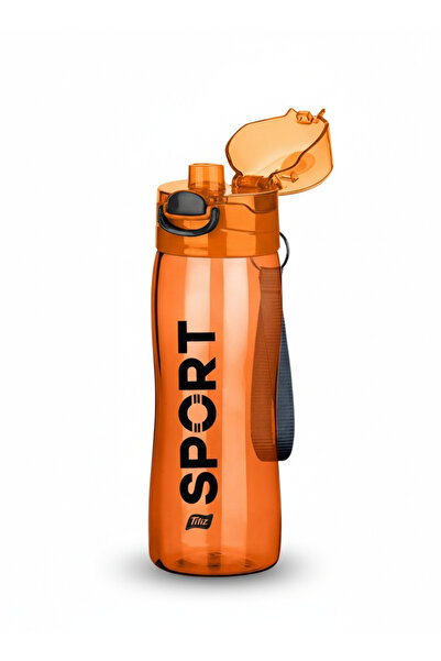 ELDİPA 750 ml Lockable Button Lid Sports Water Bottle Without Straw Water Bottle Pc Water Bottle