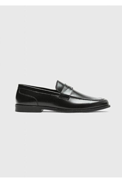 Ramsey Black Leather Classic Loafer