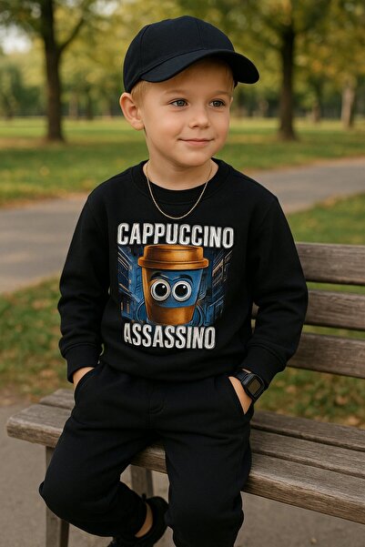 Yalçınoğlu Kids Children's Bottom and Top Set – 3 Thread Count Fleece-Lined Thick Fabric, Comfortable Winter Set I Warm, Soft and Comfortable