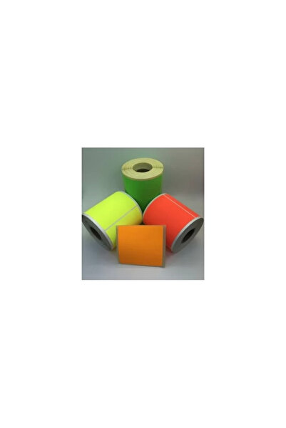 NEON ETİKET100X100 400´LÜ (YEŞİL)