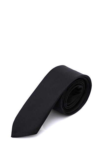 Efor Saten Tie Black