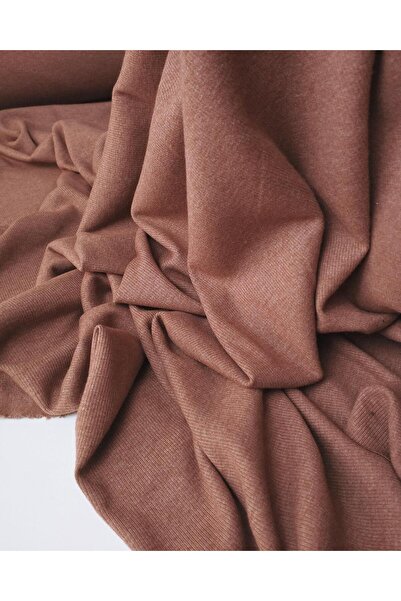 Kumaş Parça πλέξη ριμπ Πλεκτό ύφασμα σε χρώμα Dusty Rose Πλάτος: 110 cm