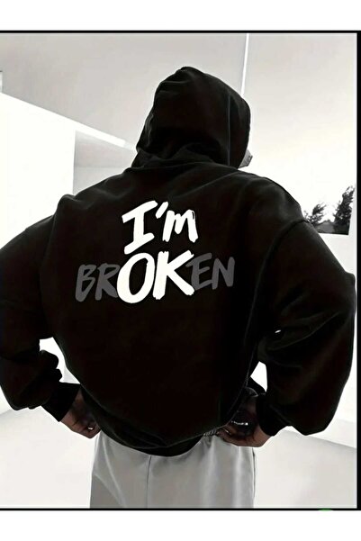 ORVIO Group هودي بكتابة "أنا مكسور" بمعاني متعددة