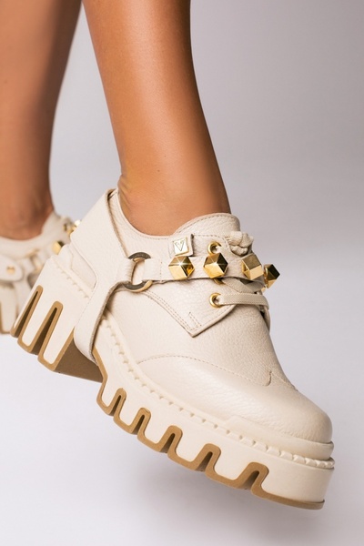 Vanilla Days Pantofi detașabili Dorian Crem - Piele