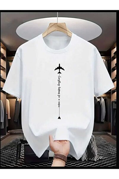 ORVIO Group تي شيرت الطائرة والوعد مطبوع