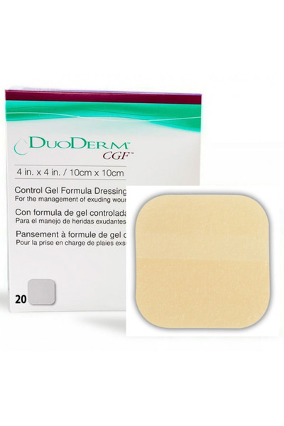 Convatec ضماد ديوديرم سميك 10 ×10سم عدد 20 قطعة لالتئام الجروح DUODERM CGF