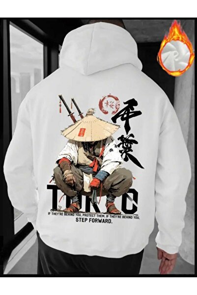 ORVIO Group هودي طوكيو مع شخصية المحارب الياباني