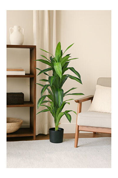 DRAMA HOME شجرة الدراسينا الصناعية بطول 120 سم – فخامة خضراء بتصميم واقعي يضف...