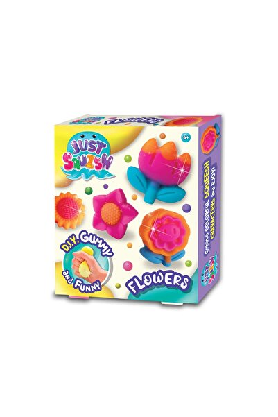 Strigo SET CREATIV JUST SQUISH „CREAȚI-VĂ PROPRIILE FIGURINE DIN SILICON” FLORI