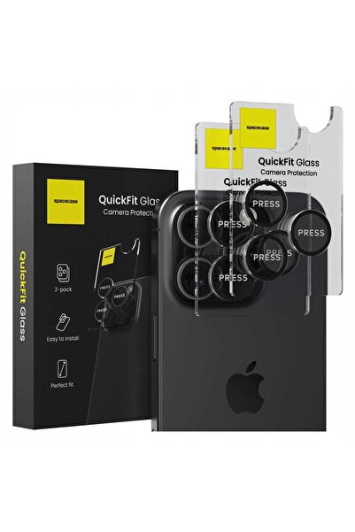 Other Husă cameră Spacecase QuickFit pentru iPhone 16 Pro/16 Pro Max, neagră
