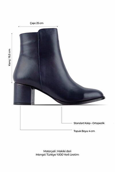 Lal Shoes & Bags Layana Women's Genuine Leather Heeled Boots (B2020)