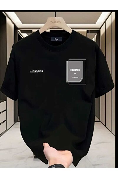 ORVIO Group تيشيرت رجالي واسع بنقشة مربعات