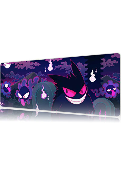 urzuva Gengar 70X30 3MM Kalınlık Premium Gaming oyuncu mousepad, Anti Slip XX...