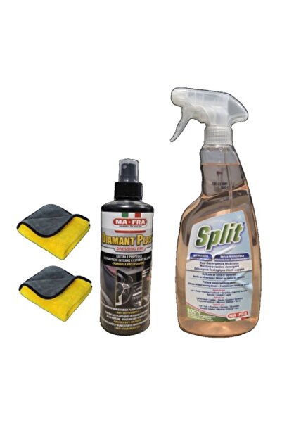 MAFRA Pachet de detailing SPLIT 750 ml, Diamant Plast 250 ml și 2 lavete 30 x 40 cm