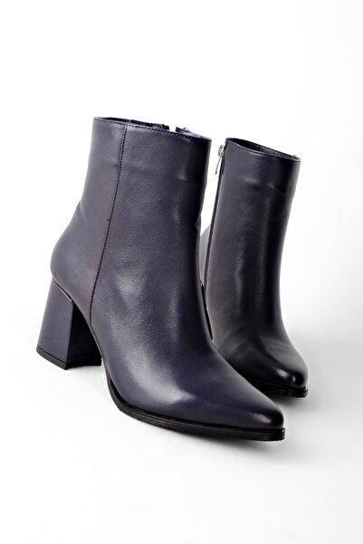 Lal Shoes & Bags Cizme cu toc, cu fermoar, din piele naturală Lally