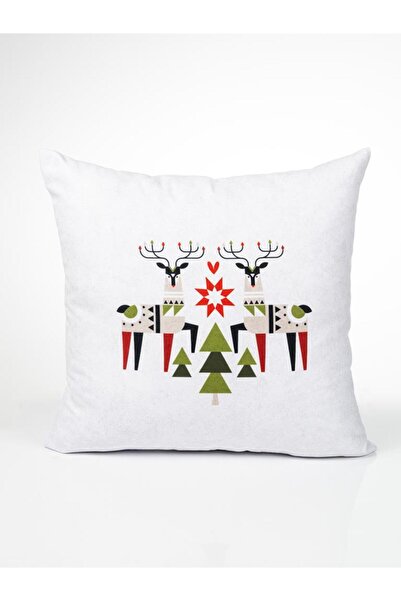 MODALİN Christmas Themed Pillow - Throw Pillow Covers 43X43 cm