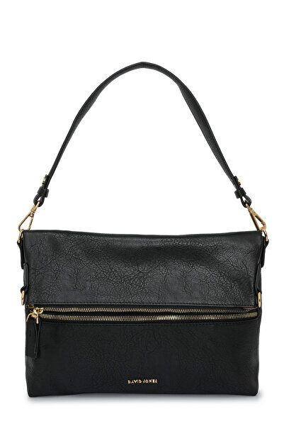 David Jones Crossbody Bag with Flap and Zipper Detail Dj260
