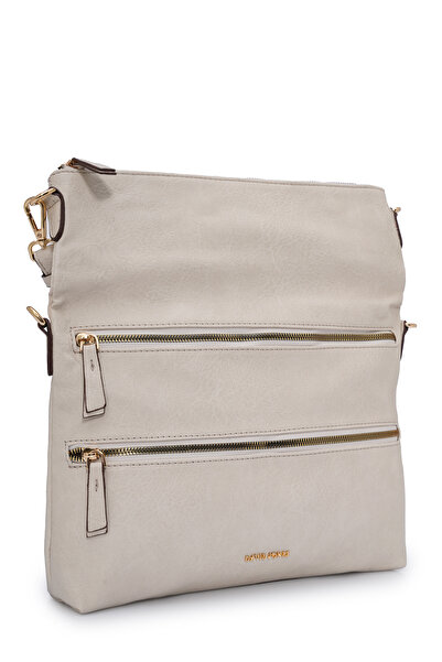 David Jones Crossbody Bag with Flap and Zipper Detail Dj260
