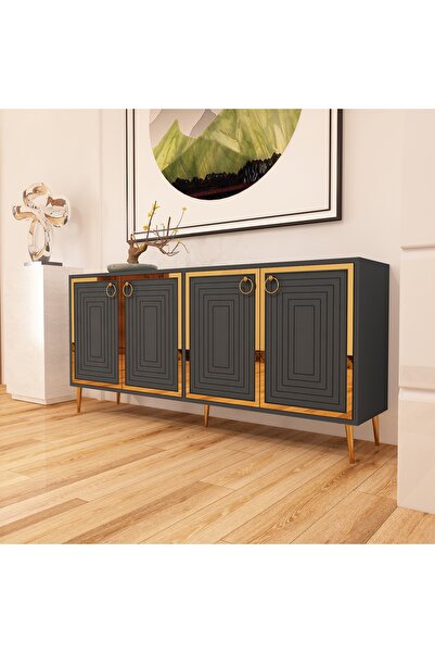 morepp Palo Altın Konsol | Antrasit - Antrasit