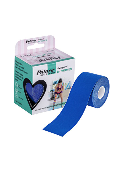 Patara شريط رياضي وعلاجي باللون الأزرق الداكن، شريط رياضي، شريط لتخفيف آلام ا...