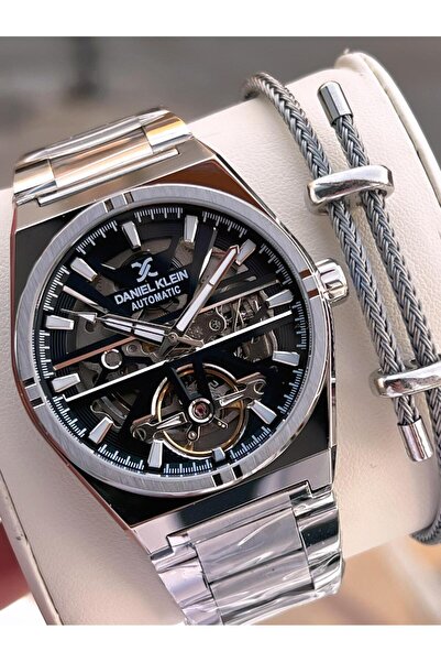 Daniel Klein Men's Wristwatch with Automatic Mechanism Calendar Dial Dial 2 Years Warranty Otm.14268.2