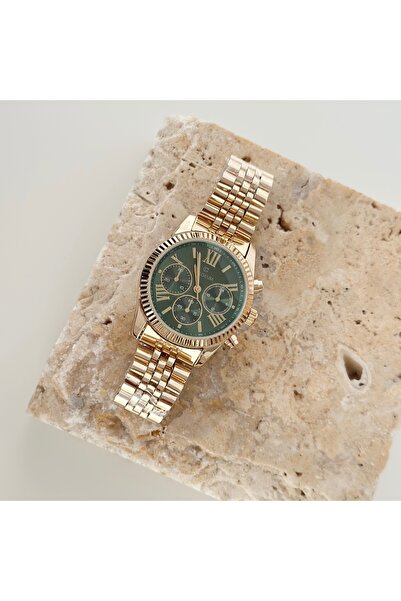 Vesce Atelier Stor Gold Green Watch