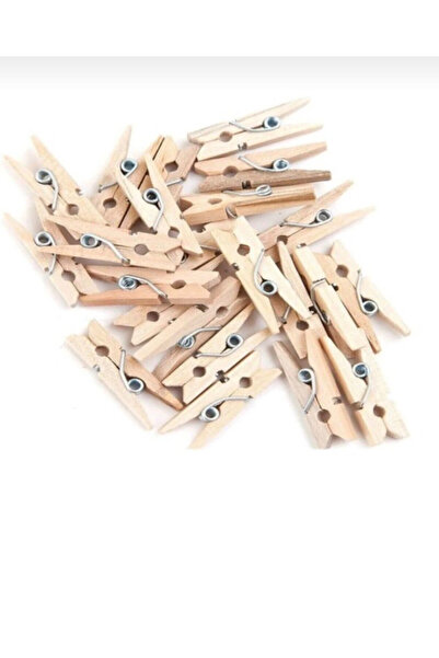 Ranüş Home مشابك خشبية، 24 قطعة، مشابك للغسيل