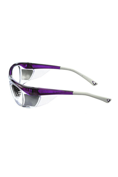 PROTECH Purple - White Colored Leadr Lead Glasses