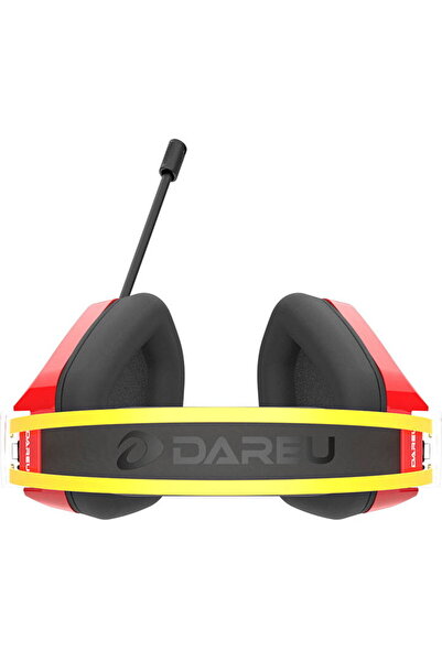 DAREU Gaming headphones EH732 USB RGB Rosu
