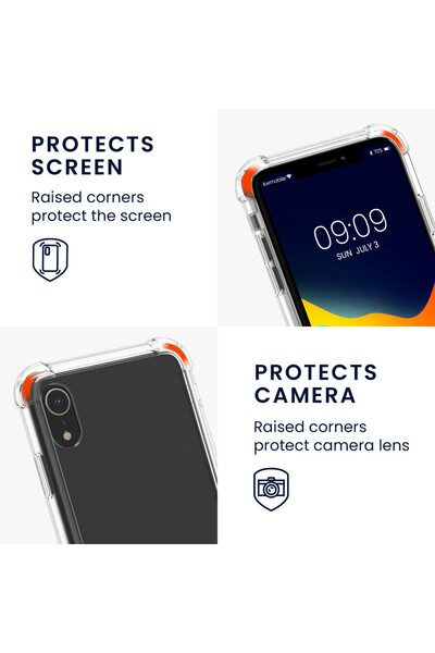 KWmobile Case for Apple iPhone XR, Silicone, Transparent, 47249.07