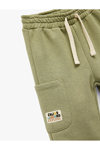 Koton Basic Jogger Sweatpants with Raised Waist and Elastic Waistband