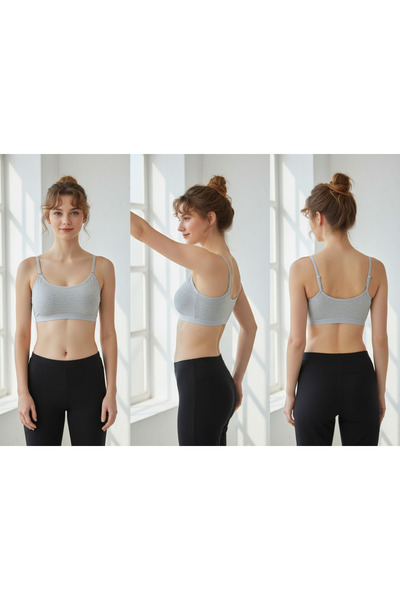 underwear bodyway Bustier with Removable Pads, Eco Set of 3 – Adjustable Thin...